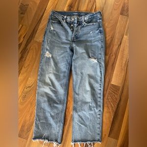 Old Navy extra high rise, Sky-Hi, button fly, size 6